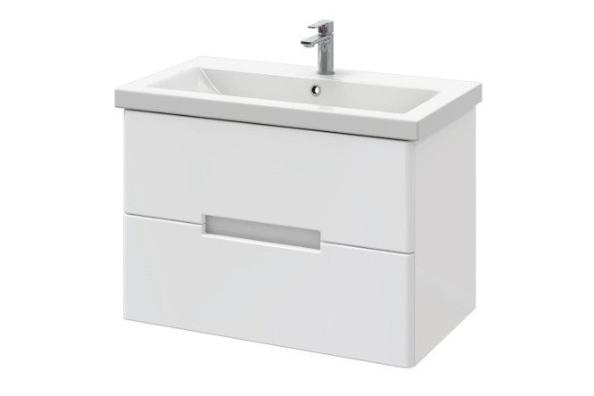 Изображение товара Подвесная тумба Sanstar Ориана 286.1-1.4.1.ККОМ с раковиной белая 65,8 см