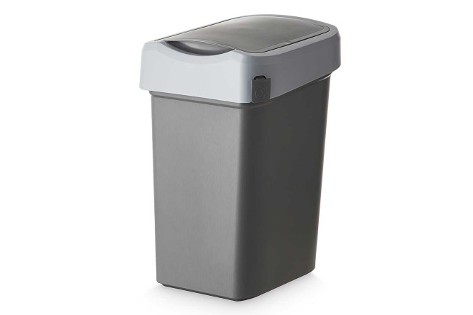 Изображение товара Контейнер для мусора Smart bin с крышкой, 10 л, 24.5x34.5x19.5 см