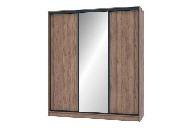 Изображение товара Шкаф-купе Home 200х229,5 см, дуб табачный Craft, с одним зеркалом