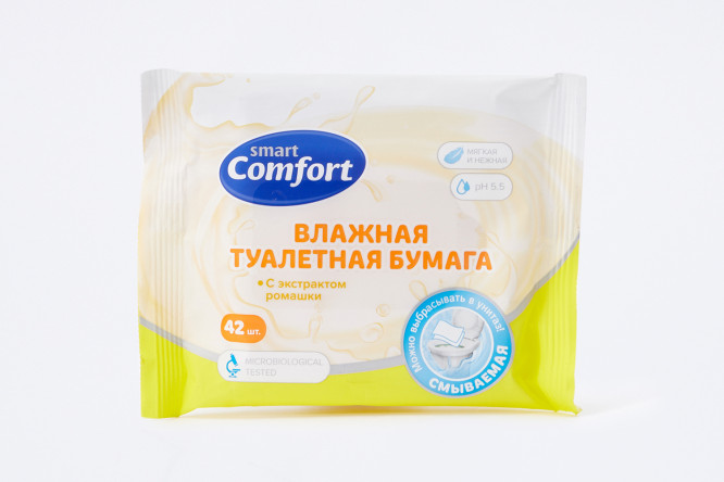 Влажная туалетная бумага Валдбериес