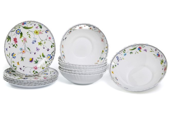 Изображение товара Столовый набор Мануэла на 6 персон из стеклокерамики