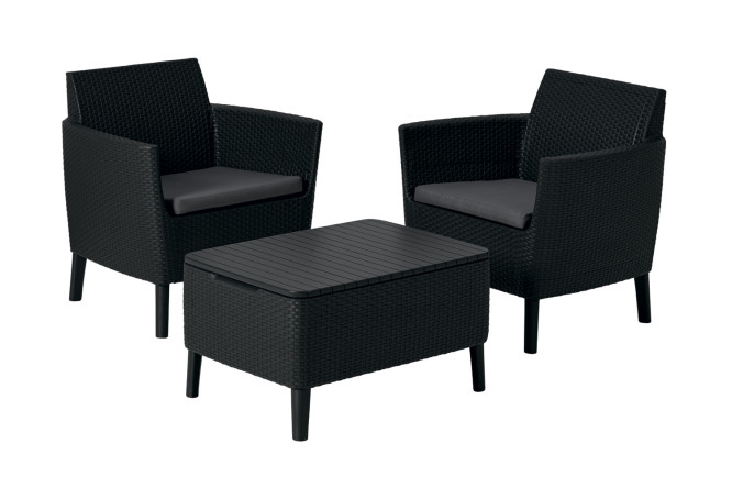 Комплект садовой мебели Salemo Balcony Set цвет графит