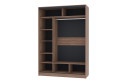 Шкаф-купе Home 160х229,5 см, дуб табачный Craft, с одним зеркалом