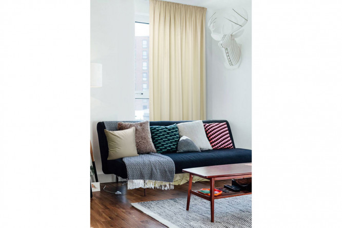 Изображение товара Штора на ленте Milfay 146х270 см, 1 шт., цвет ваниль