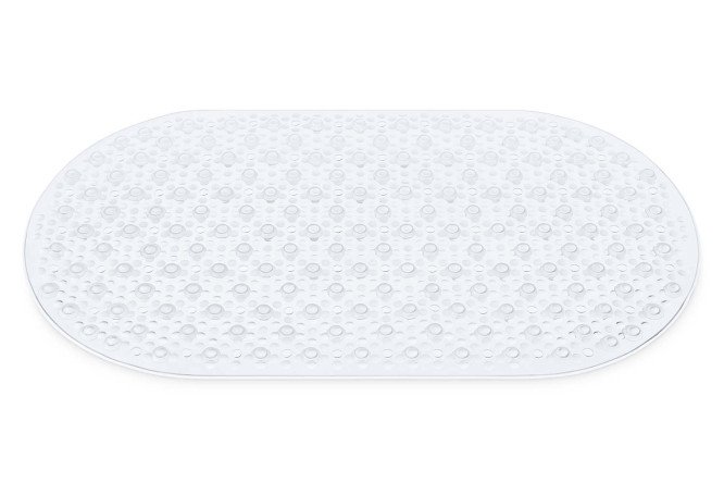 Изображение товара Коврик в ванну MITTE Protect 38x68.5 см, противоскользящий, прозрачный