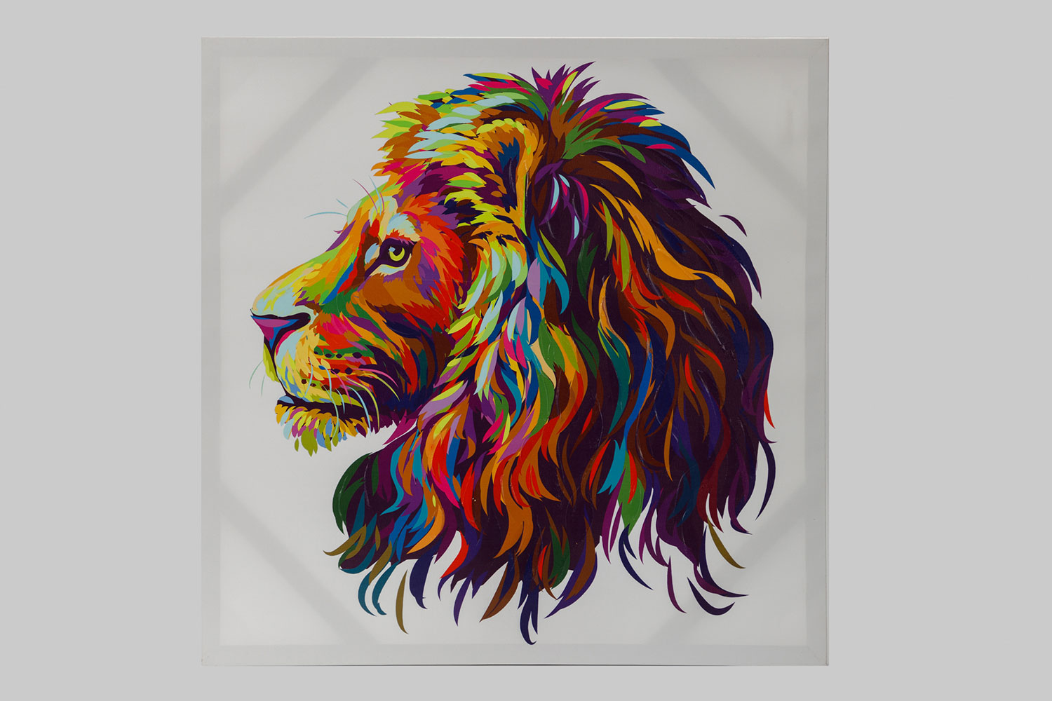 Репродукция Радужный лев