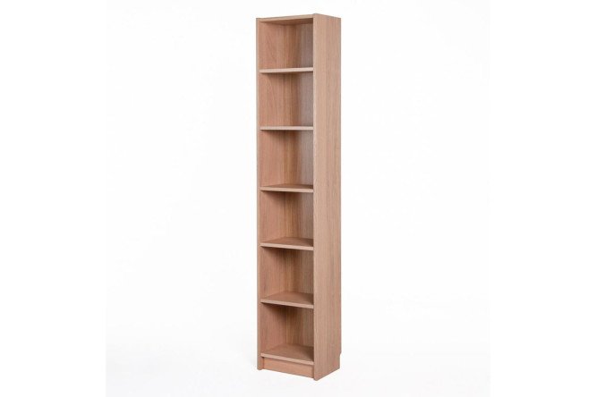 Изображение товара Стеллаж Варма из ДСП цвет дуб белёный 38,4х198х28 см