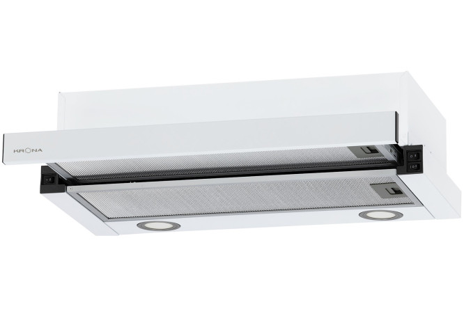 Изображение товара Вытяжка KRONAsteel Kamilla T 600 white цвет белый, 59.7х16.2х30 см