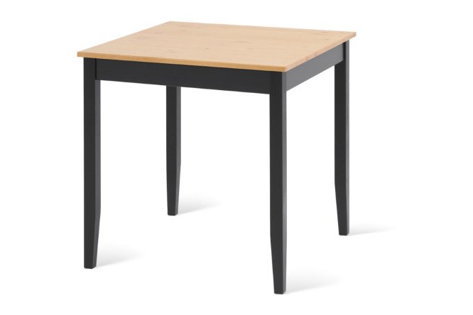 Изображение товара Стол Лым 74х75х74 см из массива сосны - прочный и стильный мебельный элемент