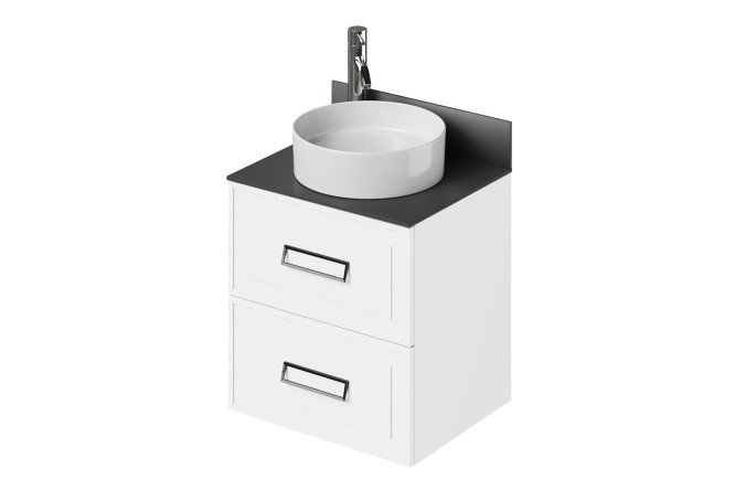 Изображение товара Тумба подвесная Pino 58.2 см белый матовый софт тач для ванной