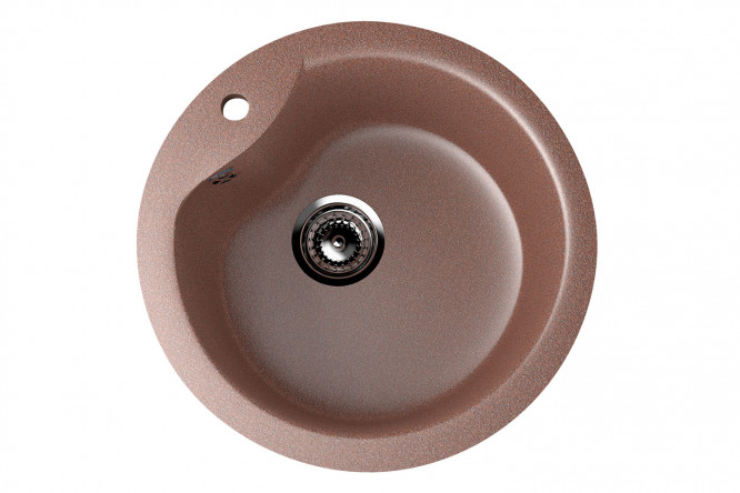 Изображение товара Мойка ULGRAN U-102 из искусственного мрамора 48х48 см