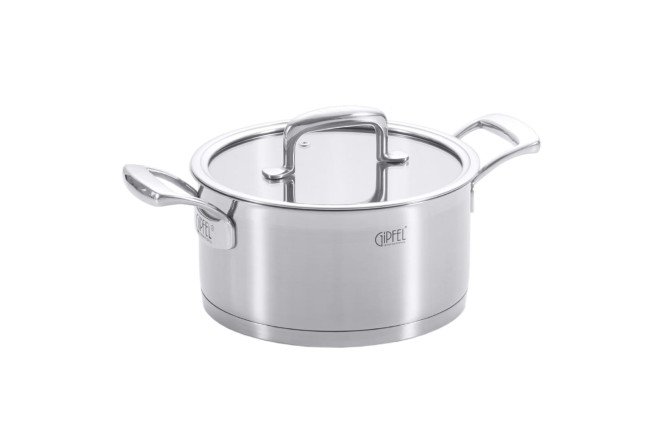 Изображение товара Кастрюля GIPFEL Prestige 2.8 л нержавеющая сталь, подходит для индукционных плит