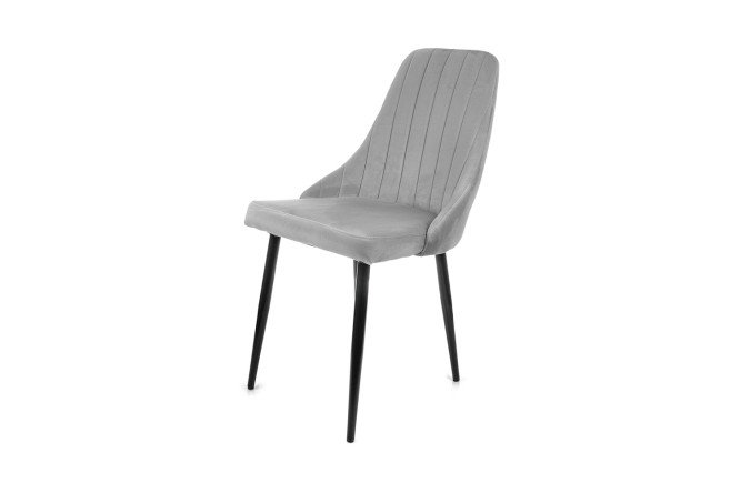 Изображение товара Стул Милан 46х89х44 см с вельветовой обивкой и стальными ножками