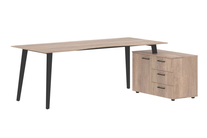 Изображение товара Стол руководителя с тумбой Skyland Jay R