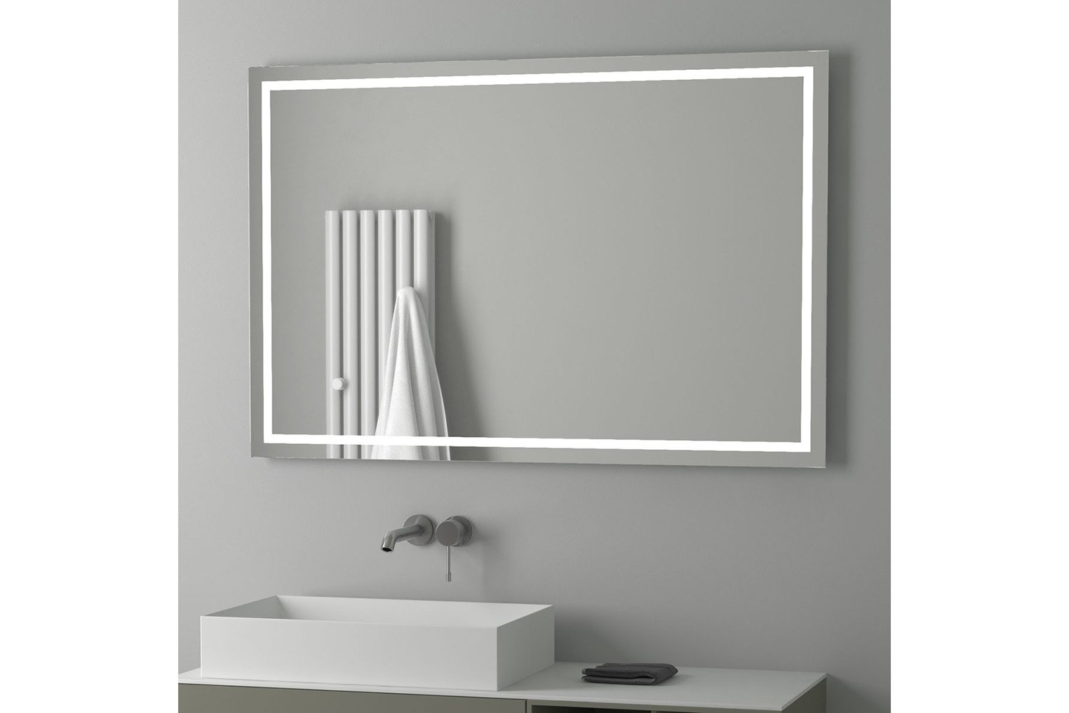 фото Зеркало со встроенным led-светильником ledline by 2138 evoform