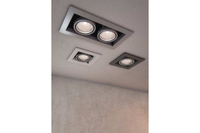 Светильник встраиваемый MAYTONI Downlight Metal Modern 12.6x7.8x12.6 см, GU10