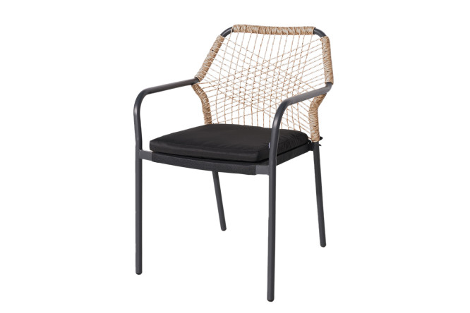 Изображение товара Стул HOFF Alonso темно-серый и бежевый 56х85х60 см