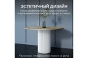 Стол GENGLASS Trubis Wood с трубчатым подстольем 120х75х120 см