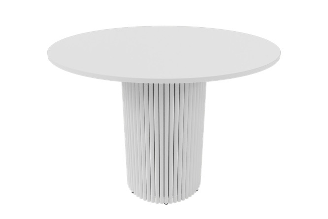 Изображение товара Стол GENGLASS Trubis Wood с трубчатым подстольем 100x75x100 см