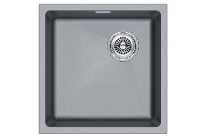 Изображение товара Мойка врезная PAULMARK Lumi 45UNI-SKEW IT-GRANIT LU45SK-GRM 45.5х44х21 см