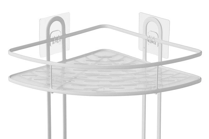 Полка угловая 2-ярусная BERKRAFT Practical ZC1101 27x34.5x27 см