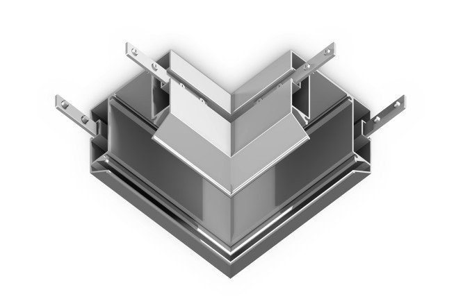 Изображение товара Коннектор угловой AMBRELLA LIGHT Track System Magnetic 220V 10x6.1x10 см