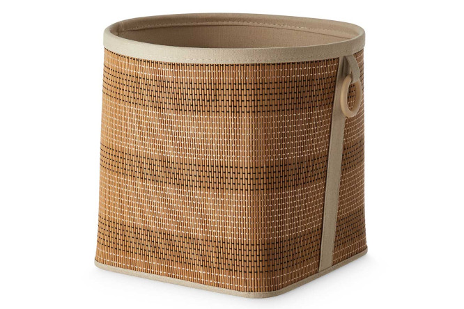 Изображение товара Корзина Malme 40х36х40 см из бамбука и металла для хранения
