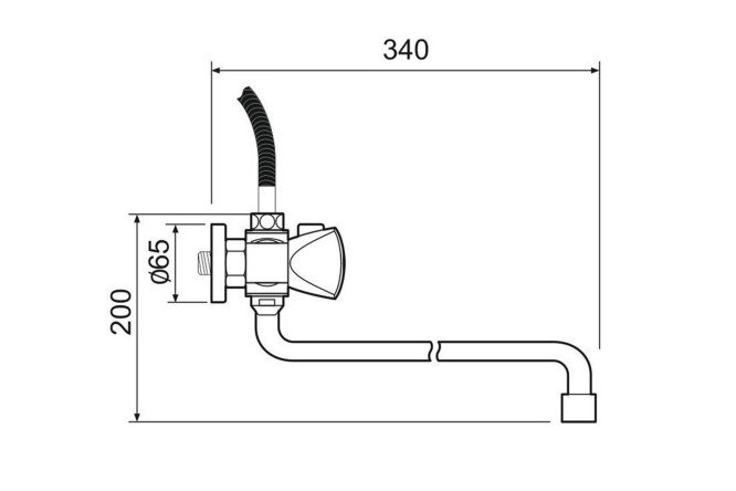 Смеситель для ванны РМС SL119 143