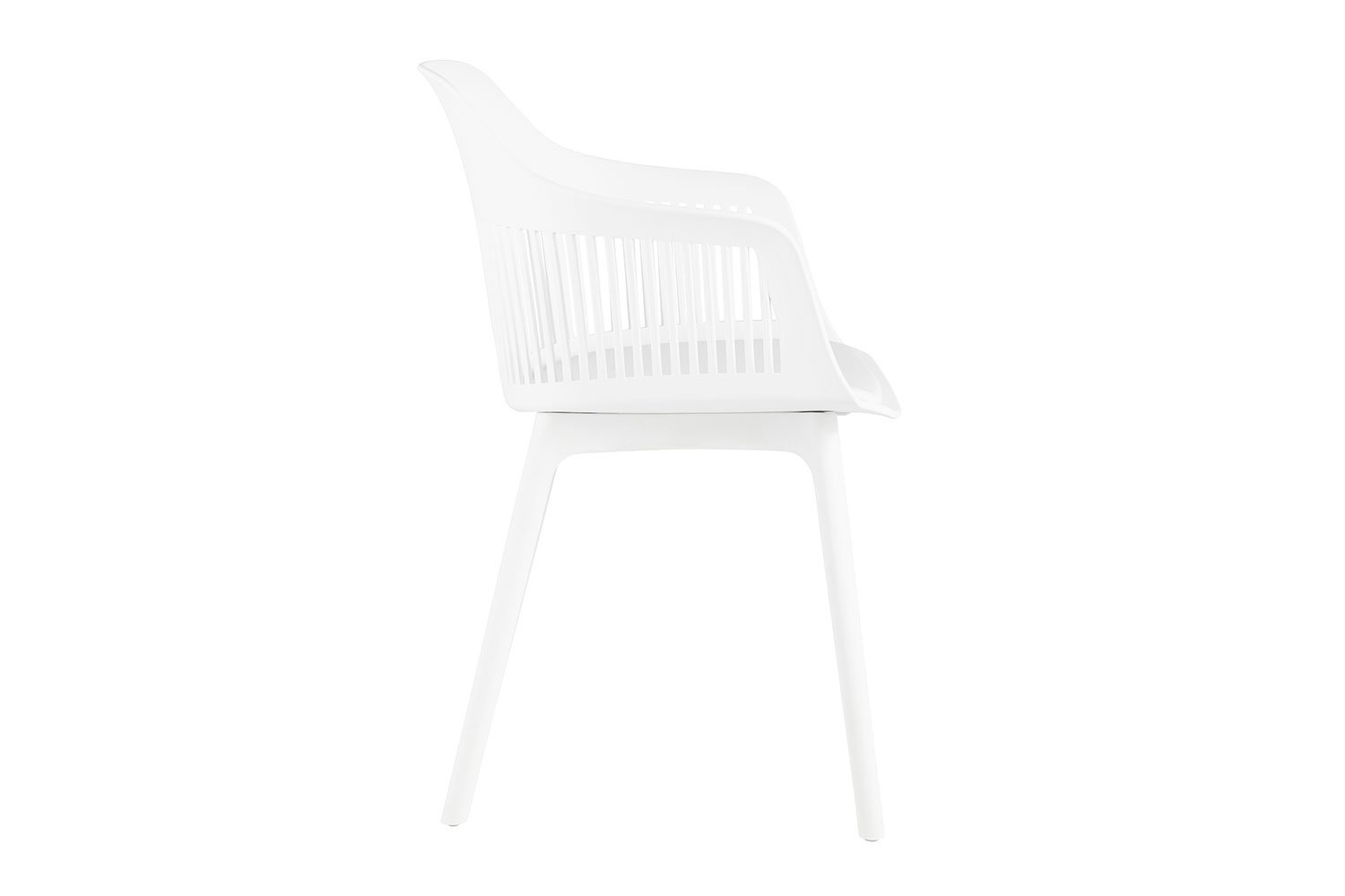 Пластиковое кресло капри белое