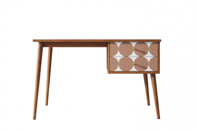 Изображение товара Письменный стол Berber с 2 ящиками 120x75x60 см для дома и офиса