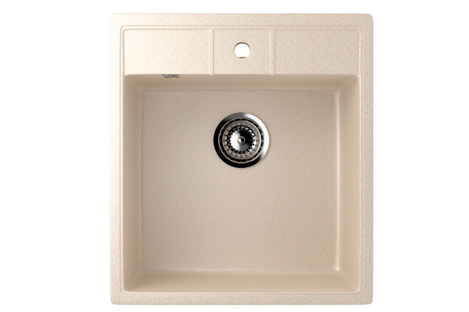 Изображение товара Мойка ULGRAN U-406 44.5x50x19 см искусственный мрамор надежная сантехника