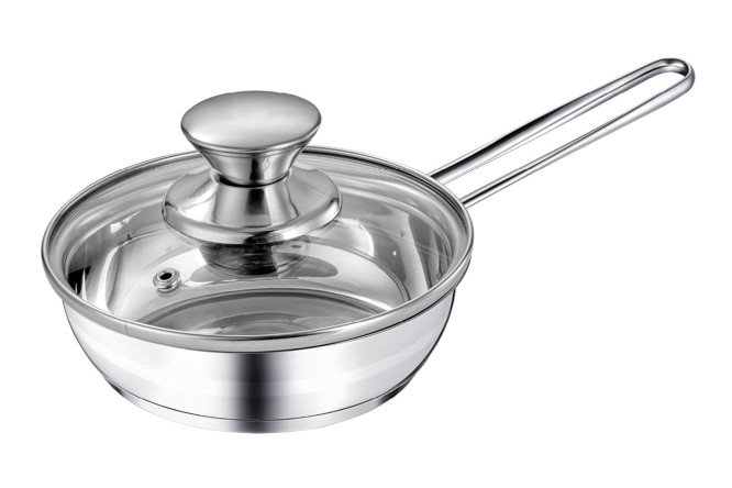 Изображение товара Сковорода с крышкой REGENT Inox Bimbo 14 см для всех типов плит