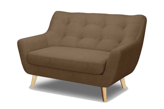 Изображение товара Диван Омега 1 коричневый с легкой трансформацией и высокой нагрузкой