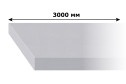 Столешница Кварц грей 300х60х4 см