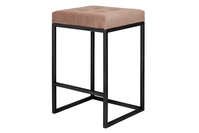 Изображение товара Полубарный стул Soho с велюровой обивкой цвета мокко