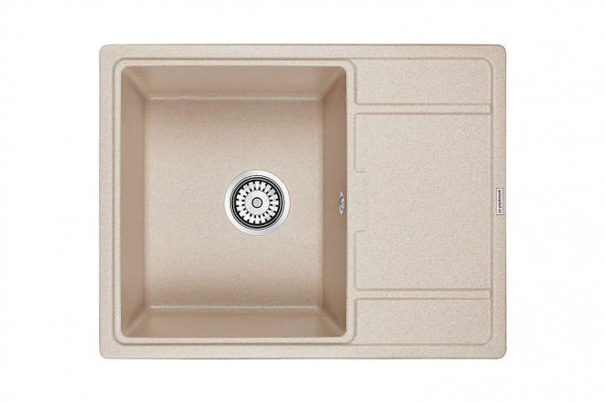 Изображение товара Мойка врезная с крылом PAULMARK Weimar PM216550-BE 65х50х20 см