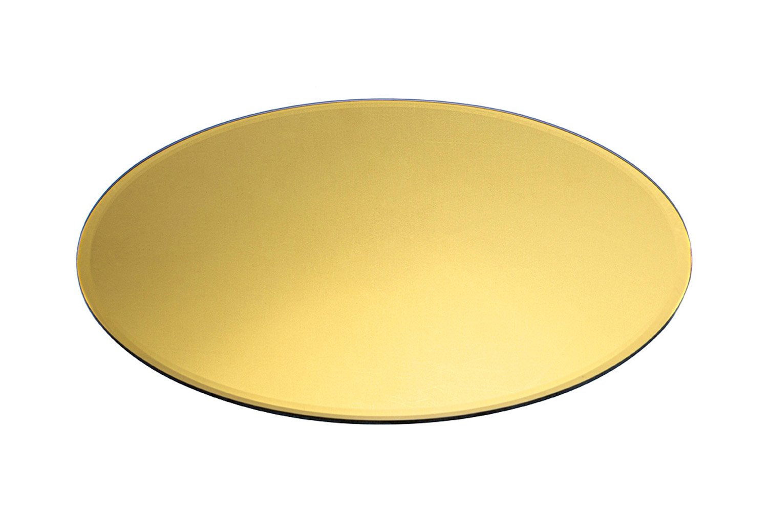 Блюдо сервировочное AGNESS Феерия Golden Mirror Стекло