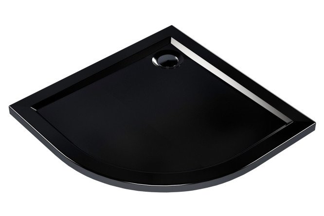 Изображение товара Душевой поддон Joy АПS 015438 black 90x14x90 см универсальный угол