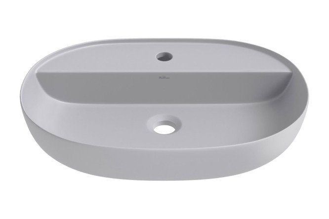 Изображение товара Накладная раковина Chic Riviera 326818000 50х13,5х38 см серый матовый