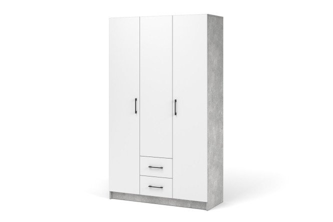 Изображение товара Шкаф Чикаго 3 двери и 2 ящика из ЛДСП размеры 120x205x47 см