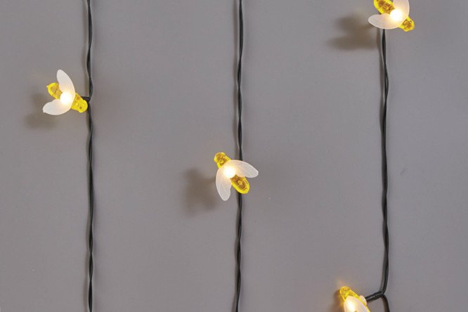 Изображение товара Электрогирлянда LAMPER Янтарные пчёлы 5.8 м для праздничного украшения