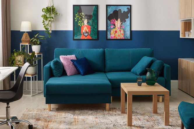 Угловой диван-кровать SCANDICA Дублин