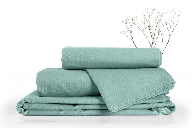 Комплект постельного белья Melange Emerald 180х215 см, 2 спальный