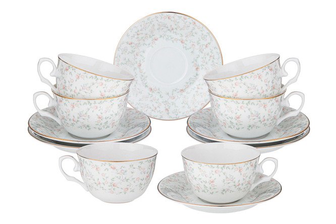 Изображение товара Чайный набор Lefard Фабьен 6 перс., 12 предм., Фарфор
