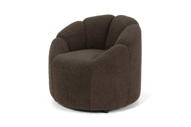 Изображение товара Кресло Мона из искусственного меха, комфортное и стильное, размеры 87х80х87 см