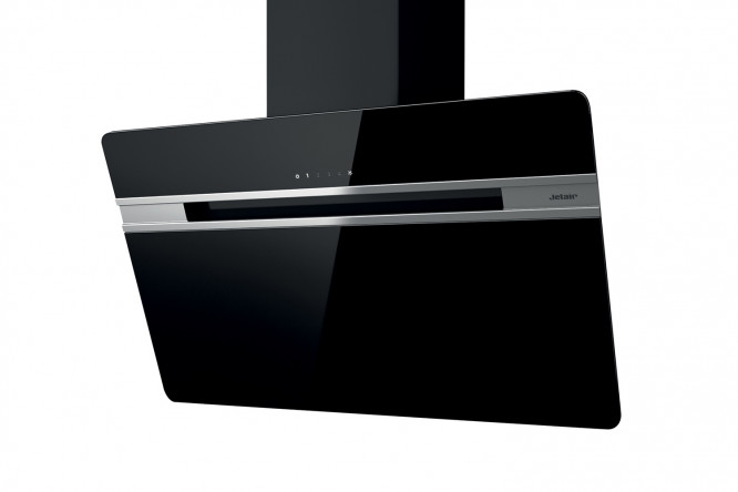 Изображение товара Вытяжка Jetair VIKI BL 90 A черная 89х146,5х25 см с рециркуляцией