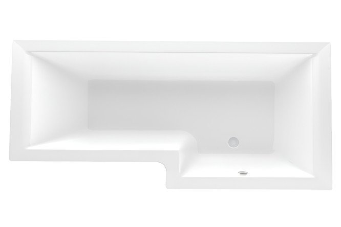 Изображение товара Ванна пристенная Marka One Linea R Премиум 165x85 см акрил стеклоровинг смола