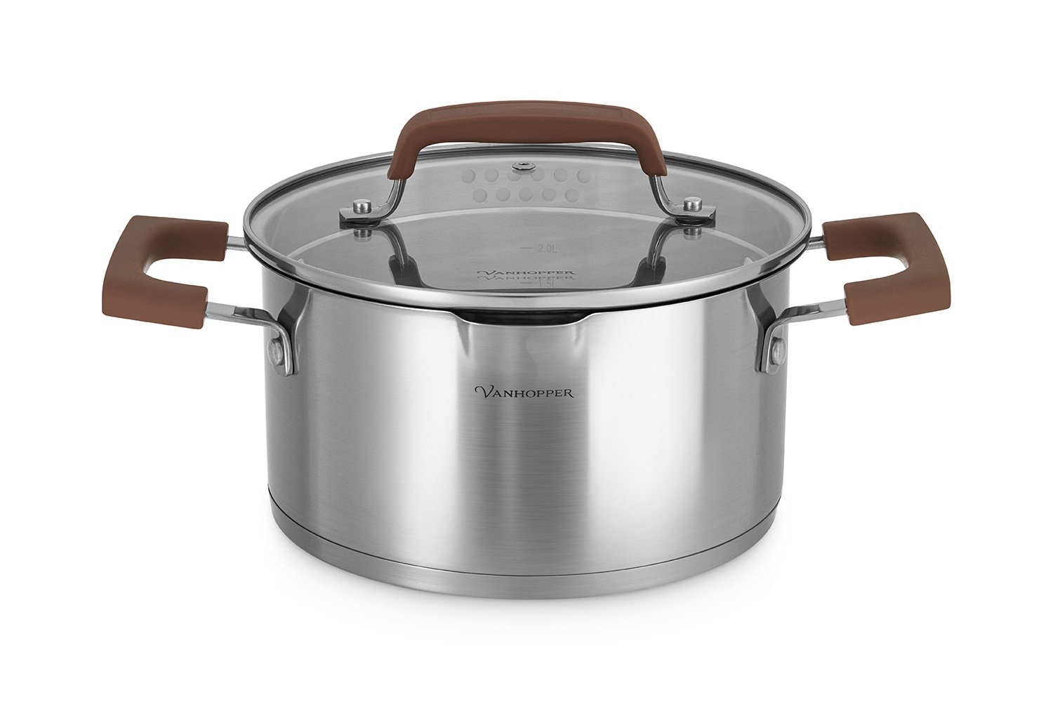 Кастрюля с крышкой VANHOPPER Elegant 3.2 л