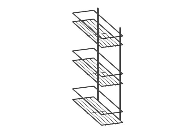 Изображение товара Полка прямая 3-ярусная П0002030 настенная 40x47.5x11 см