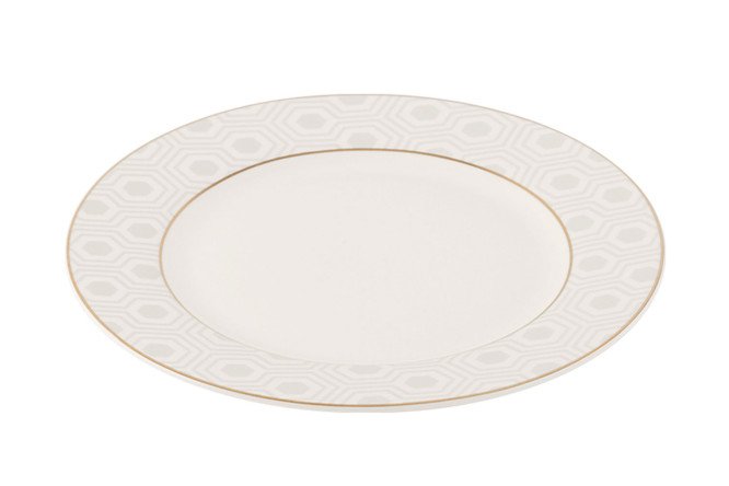 Изображение товара Десертная тарелка NADOBA Mari Lena 19 см фарфор серый золотой